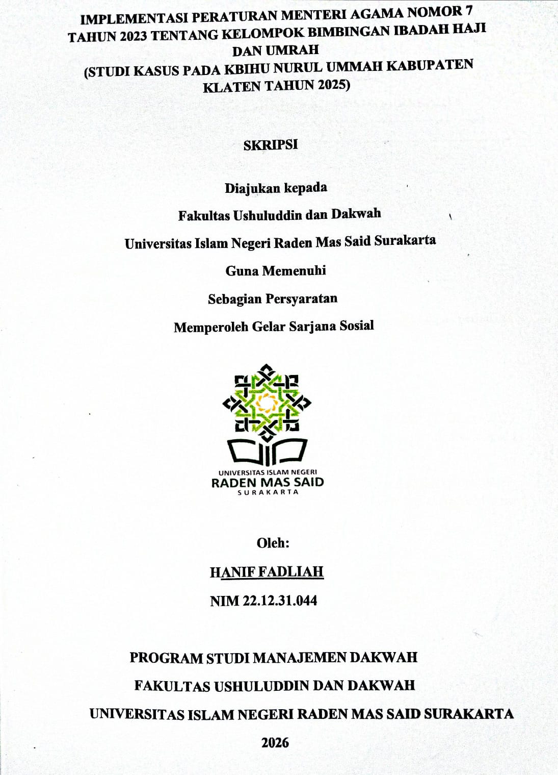 cover