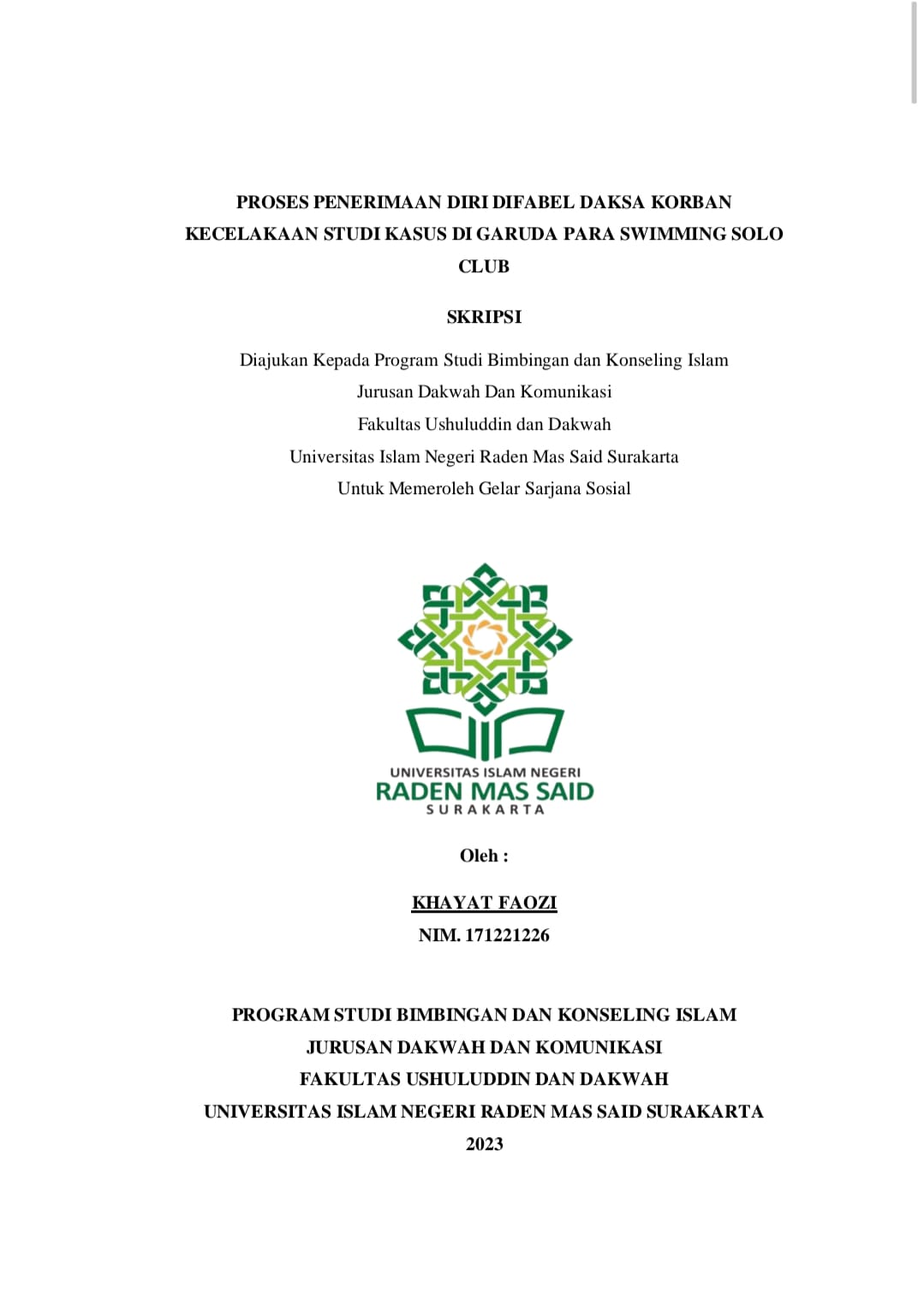 cover