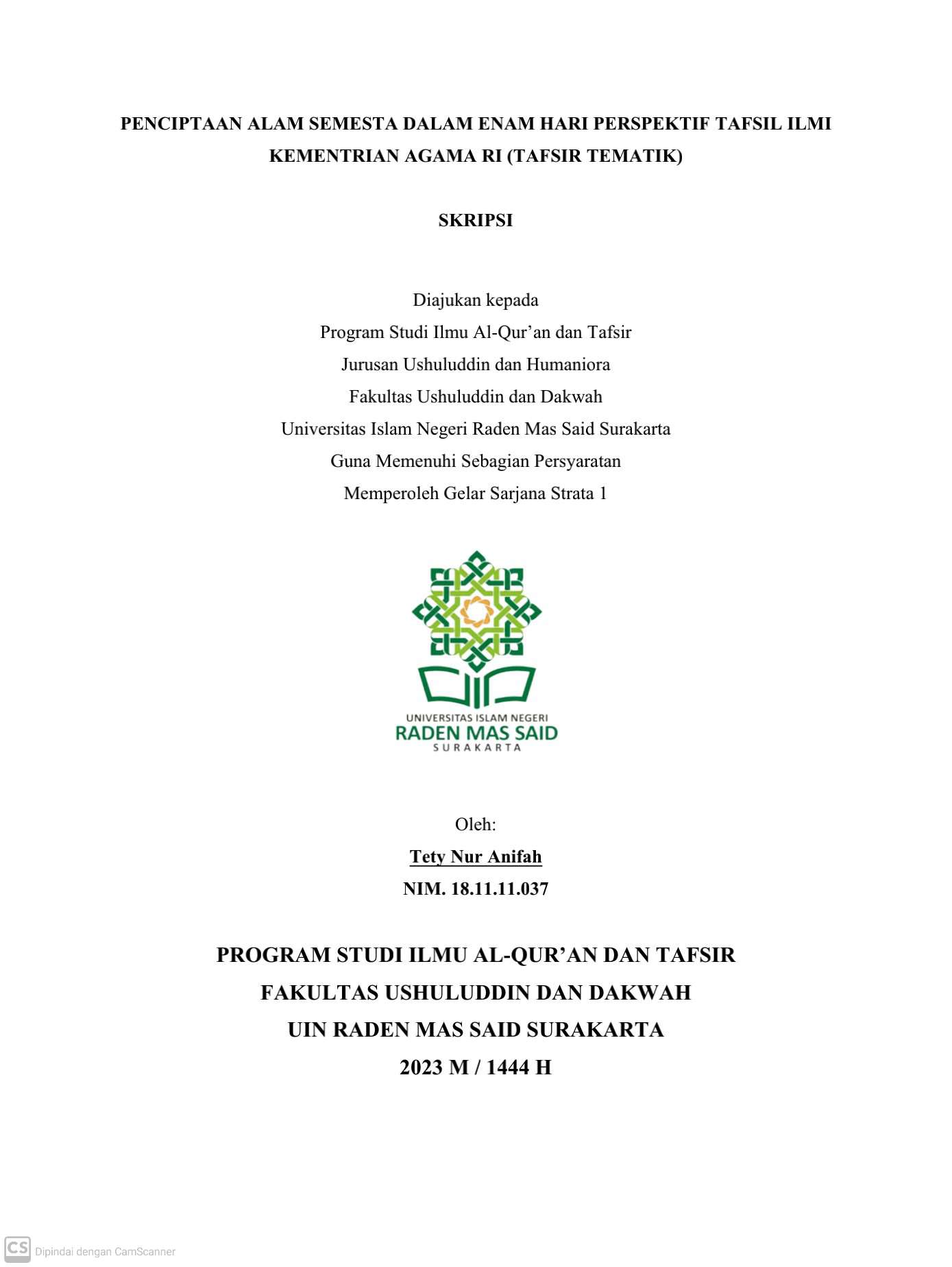 cover