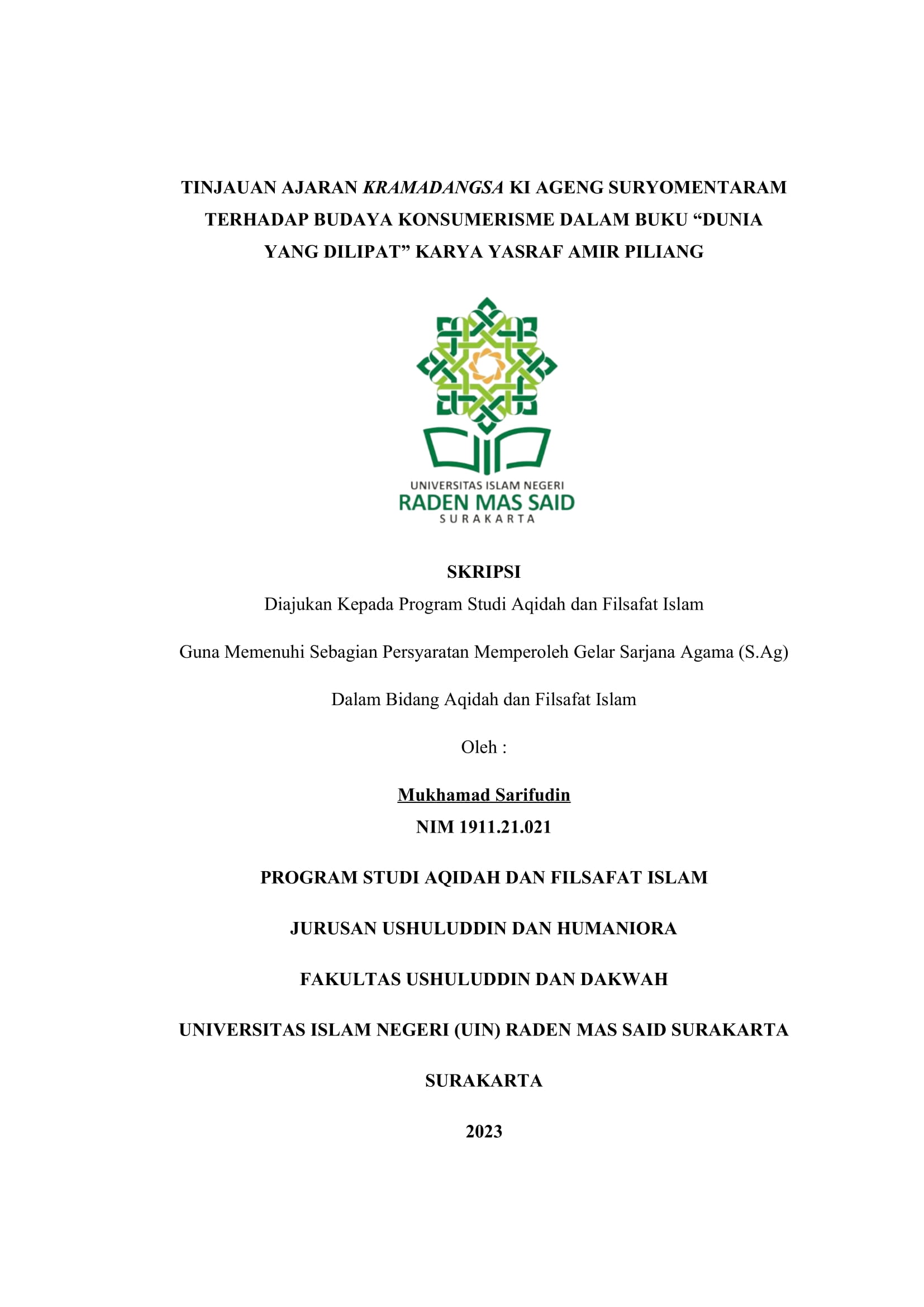 cover
