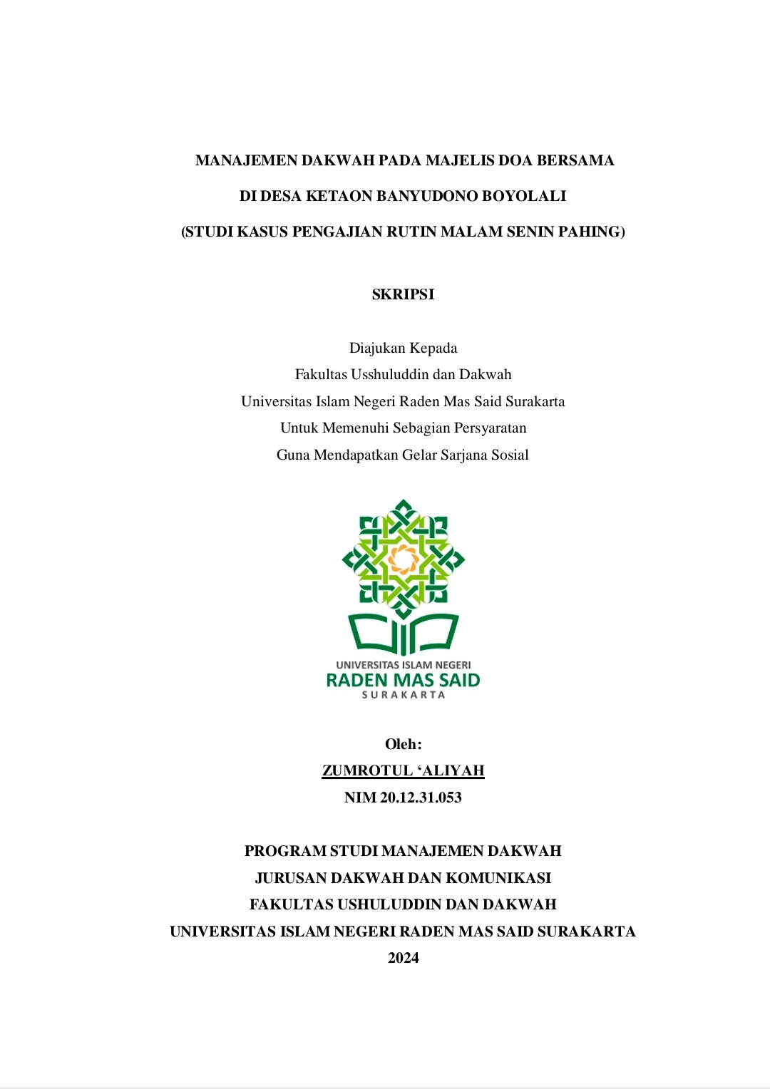 cover