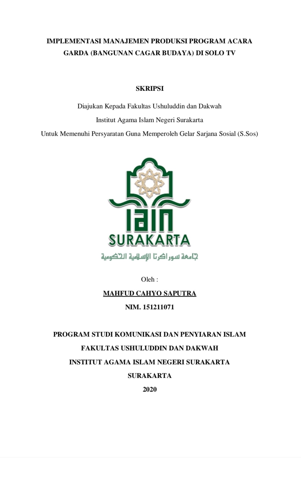 cover