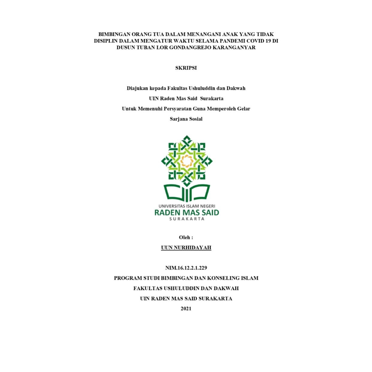 cover