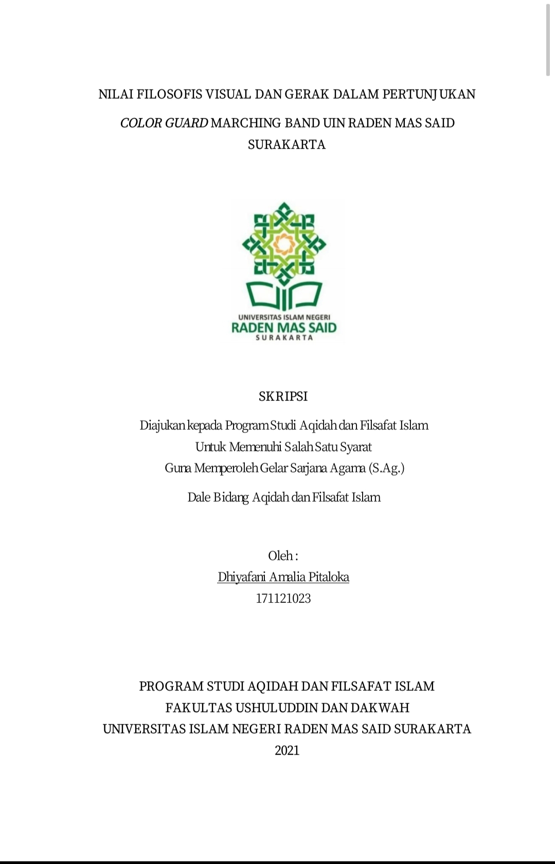 cover