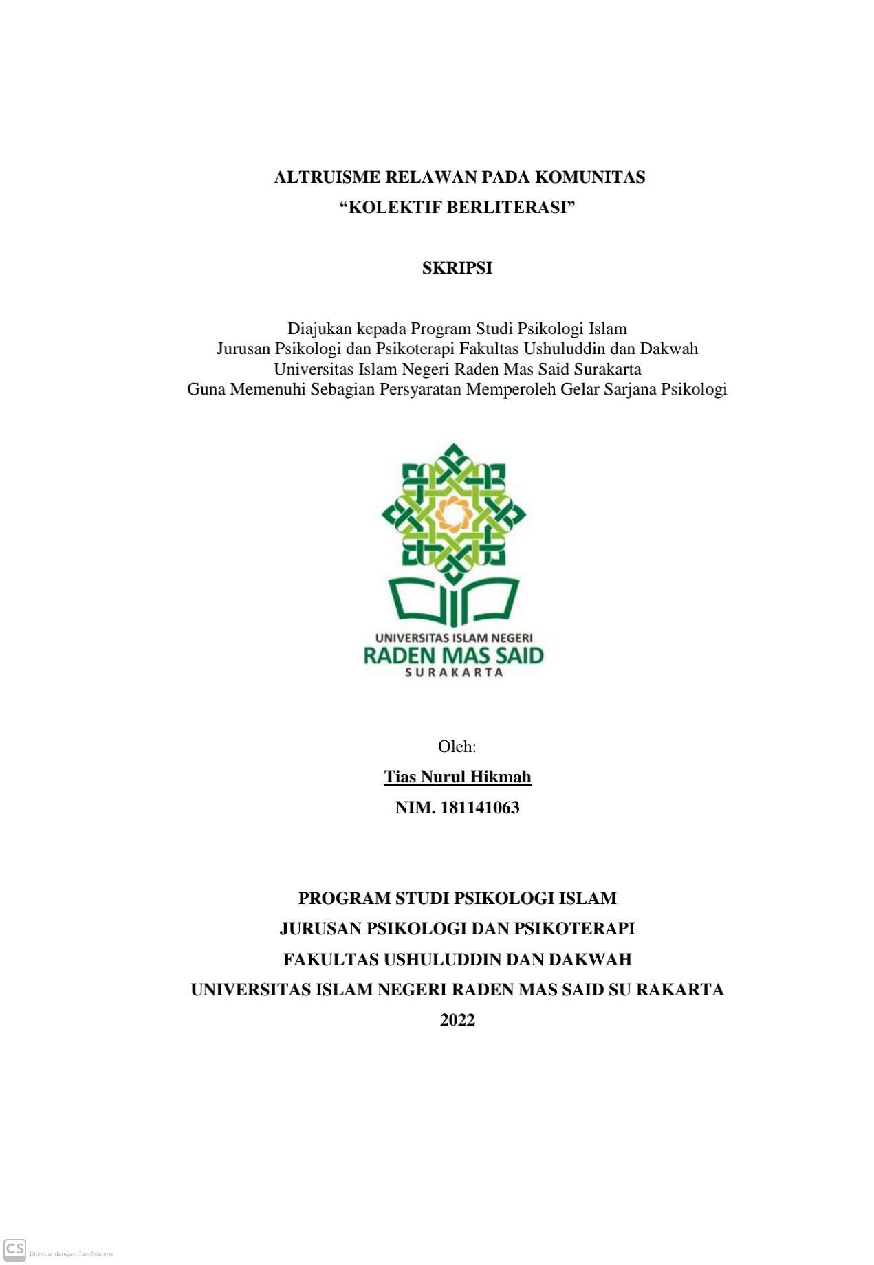 cover