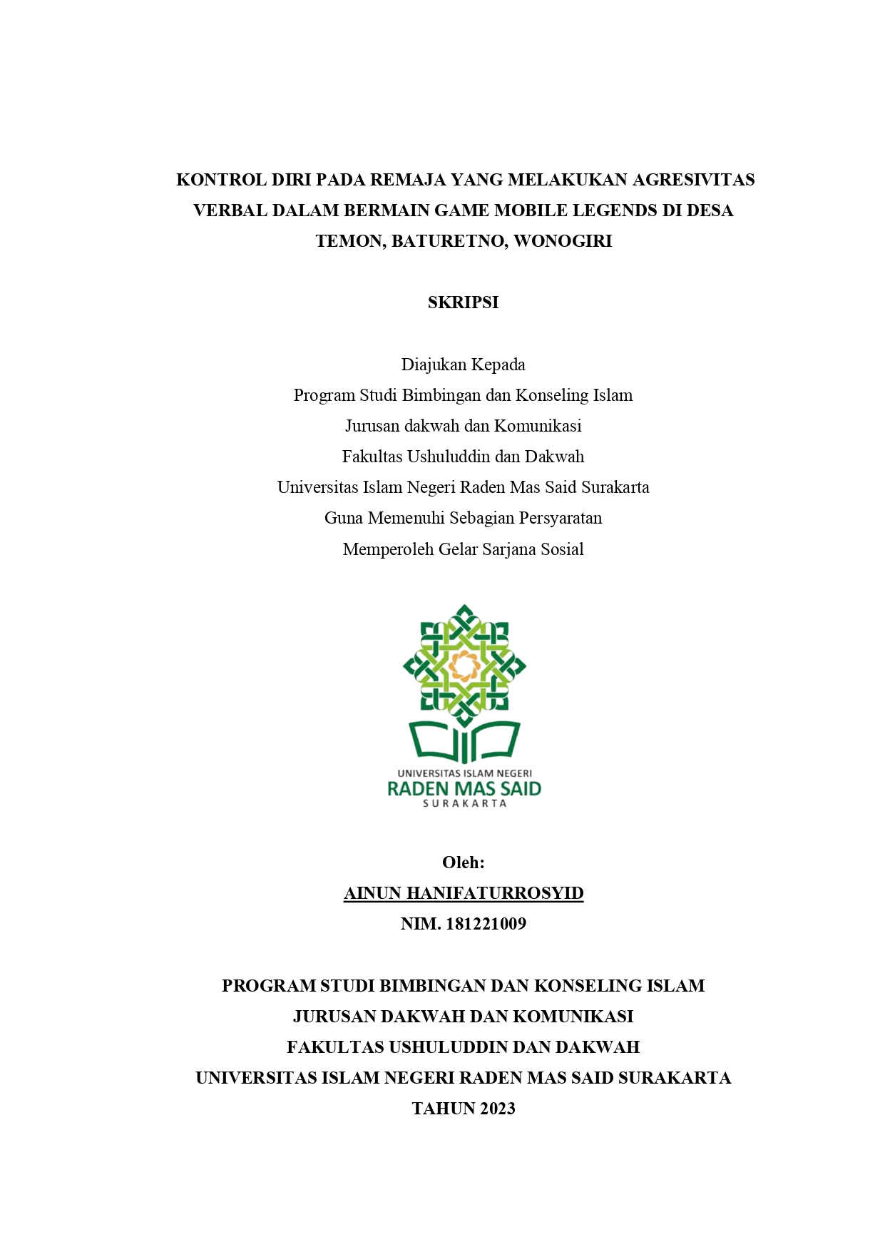 cover
