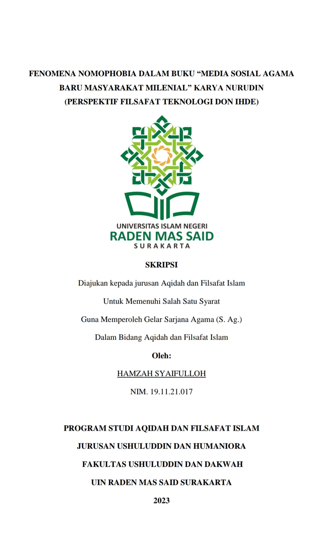 cover