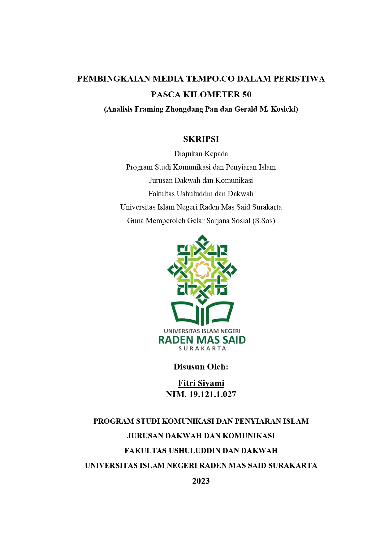 cover
