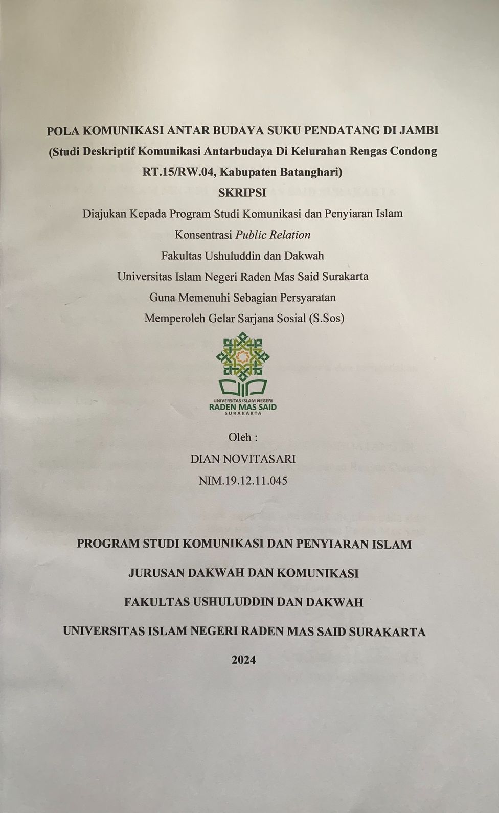 cover