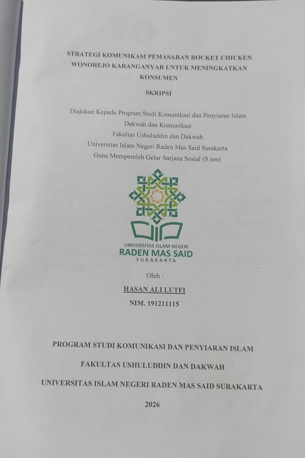 cover