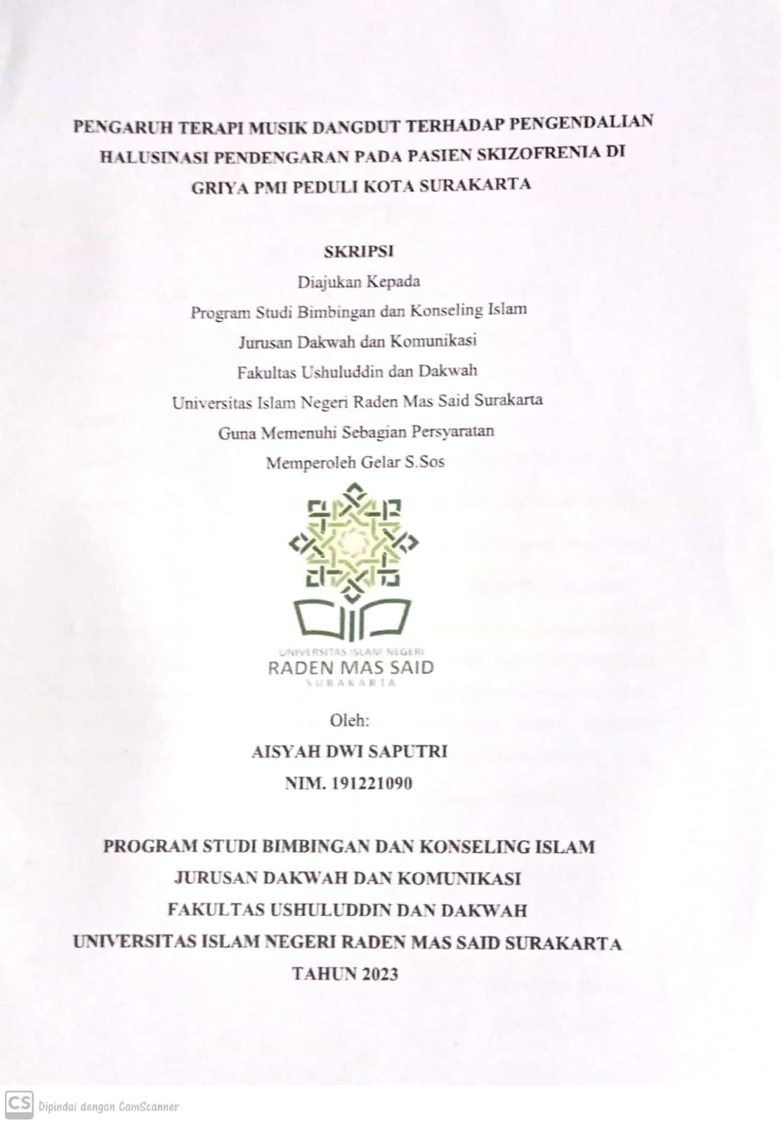 cover