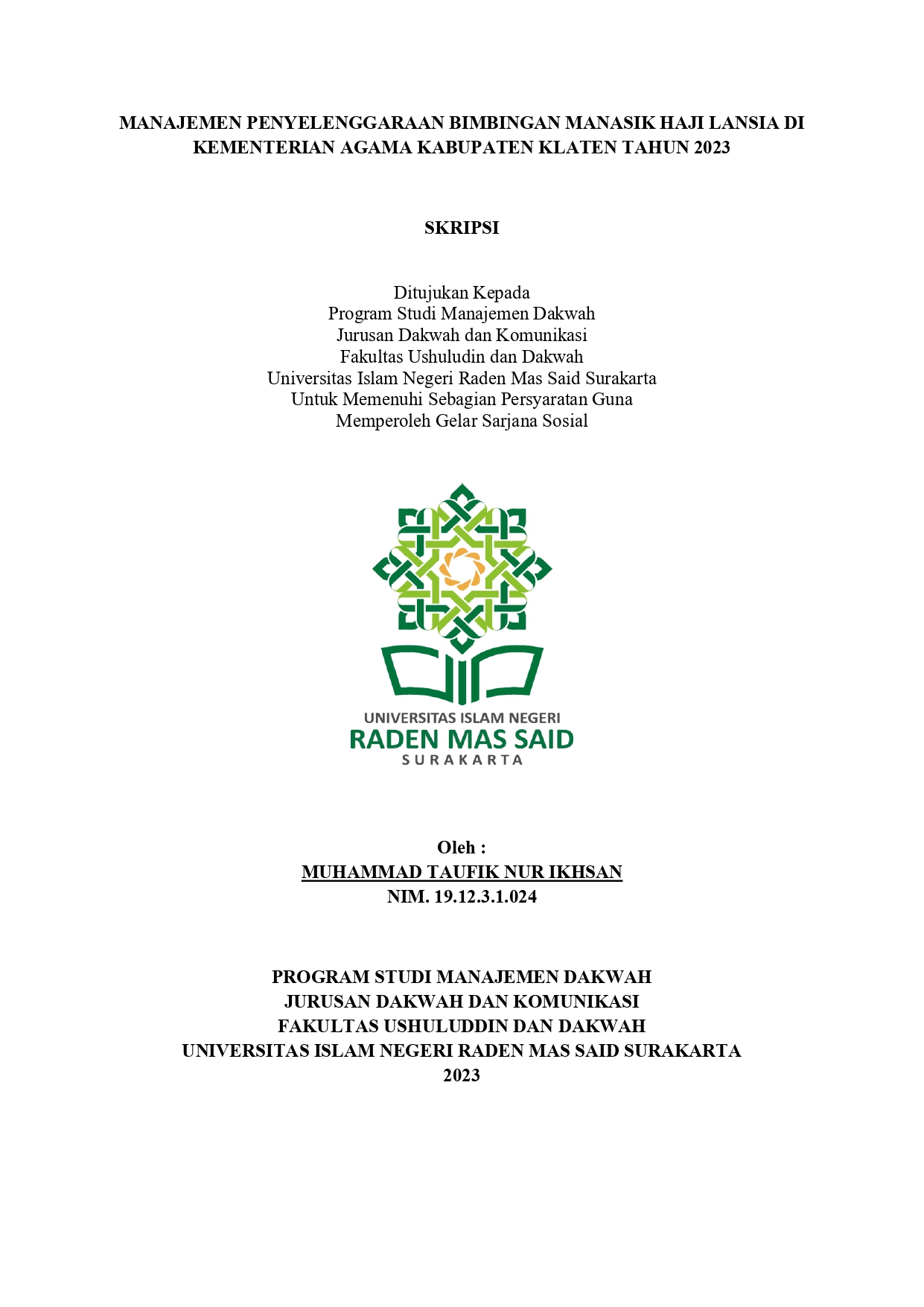 cover