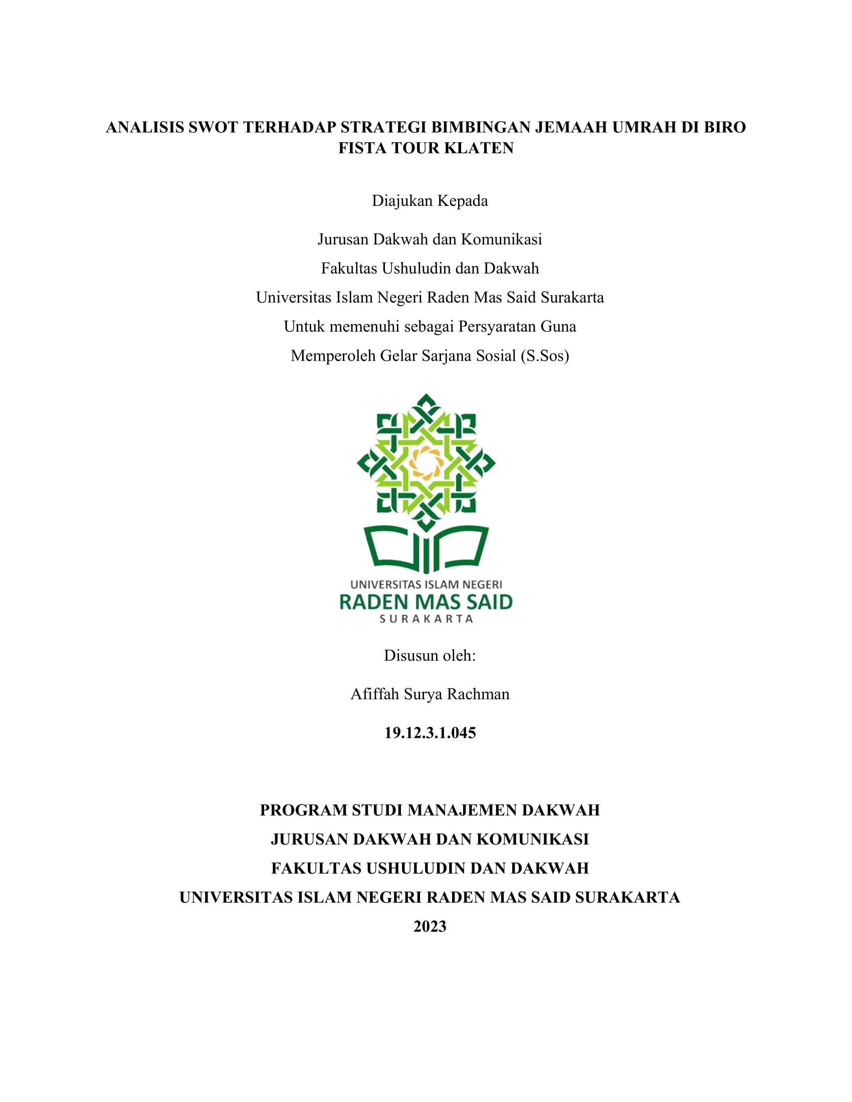 cover