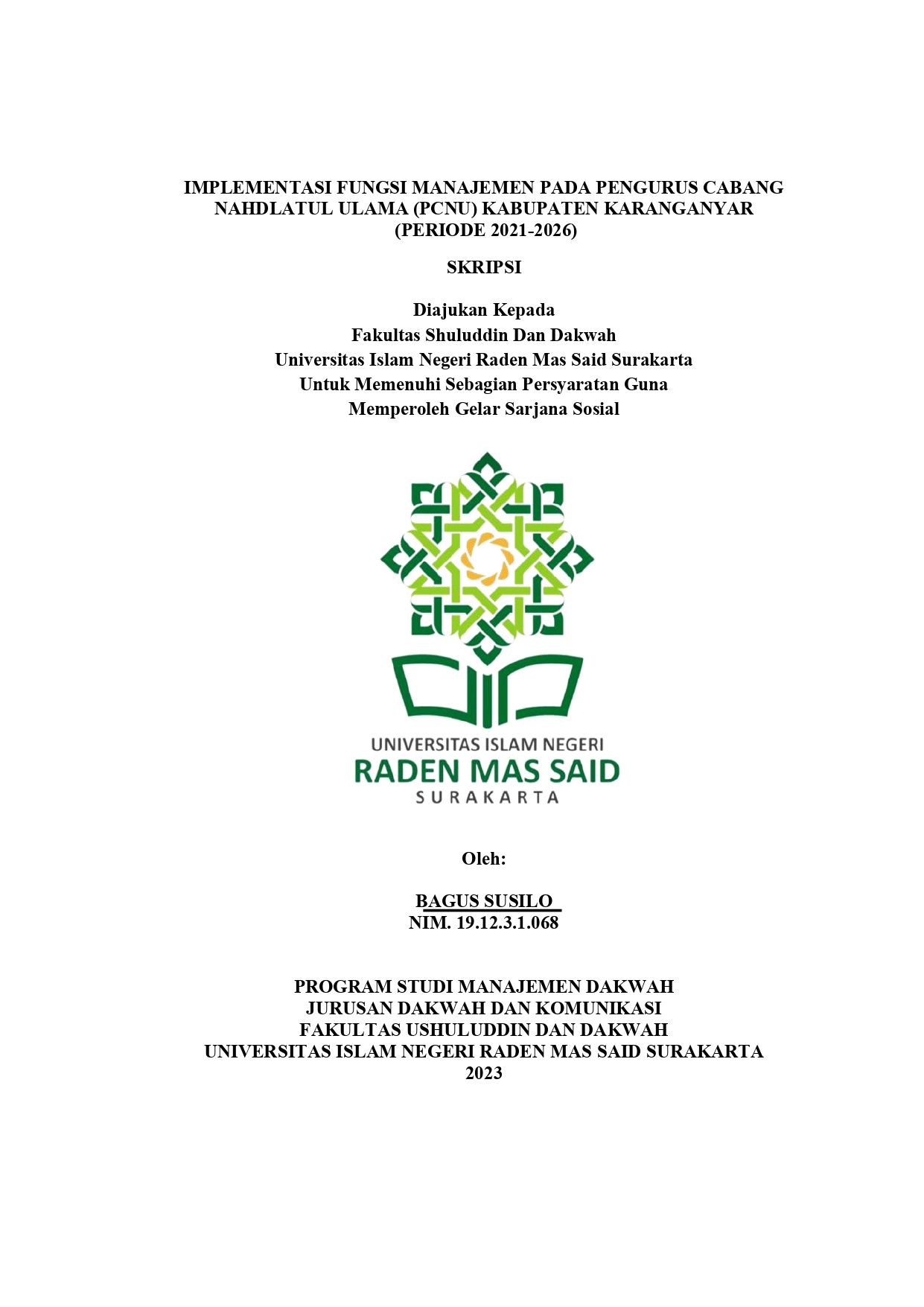 cover