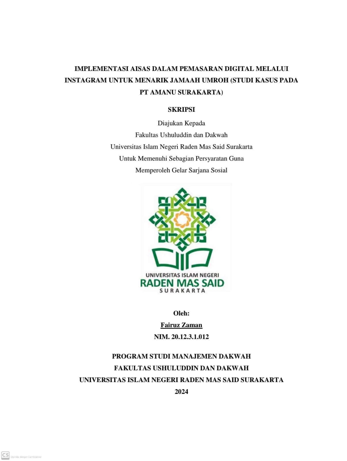 cover