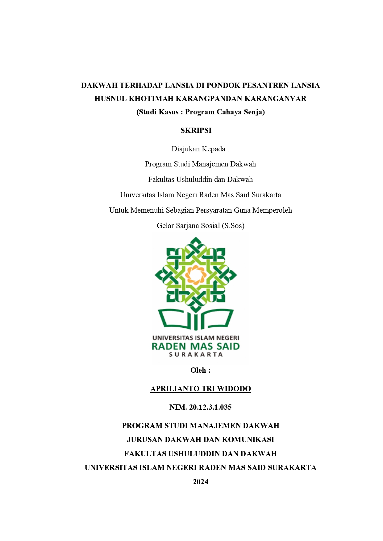 cover