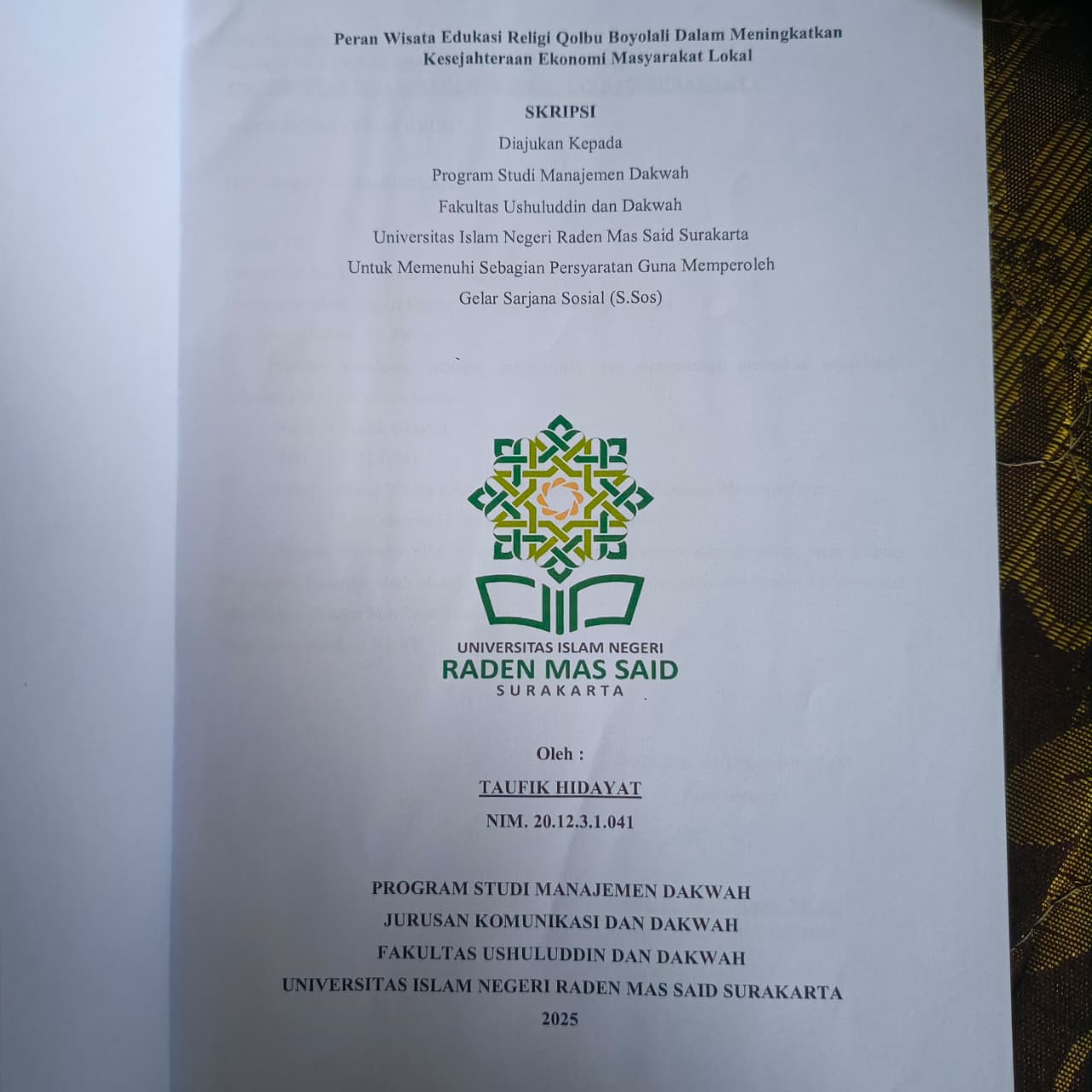 cover