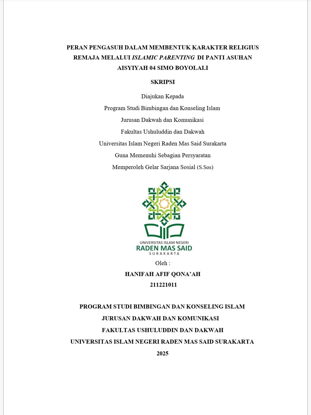 cover