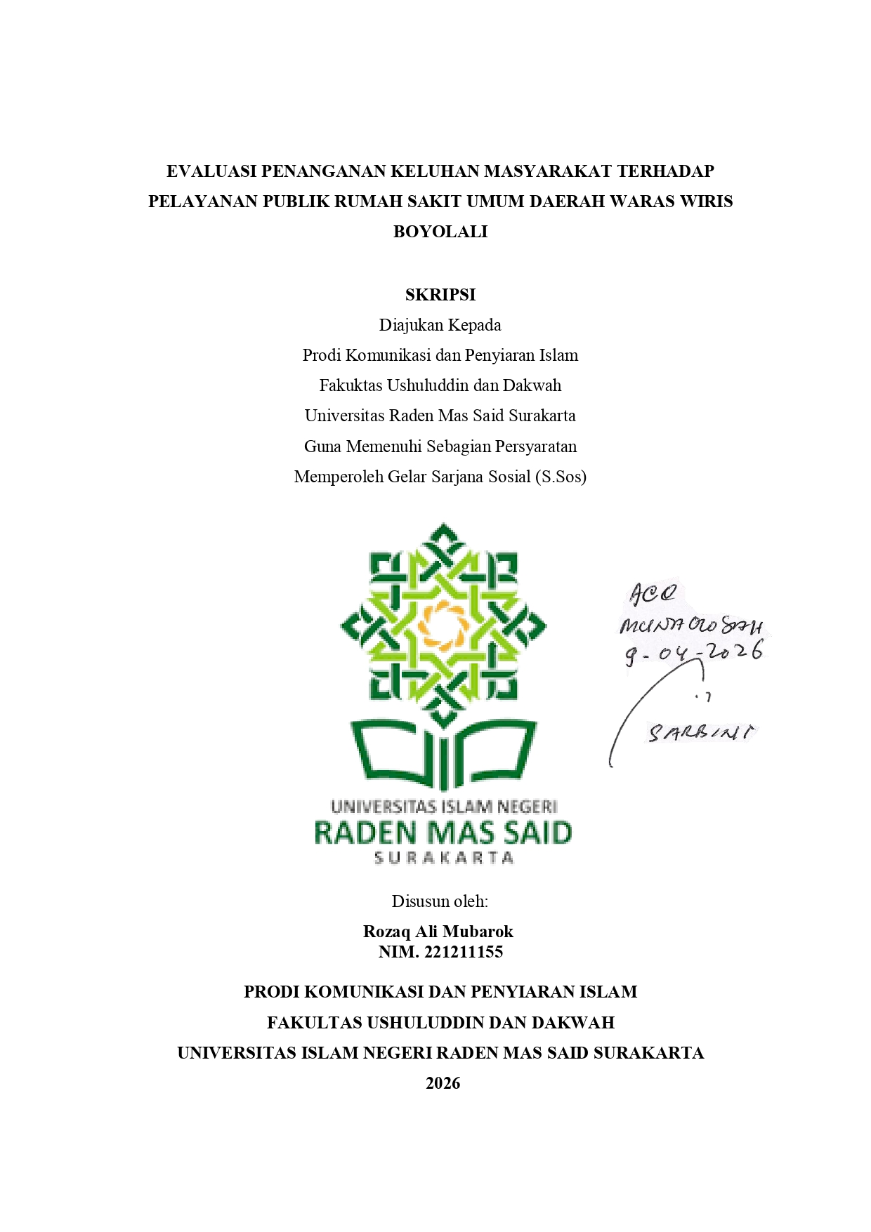 cover