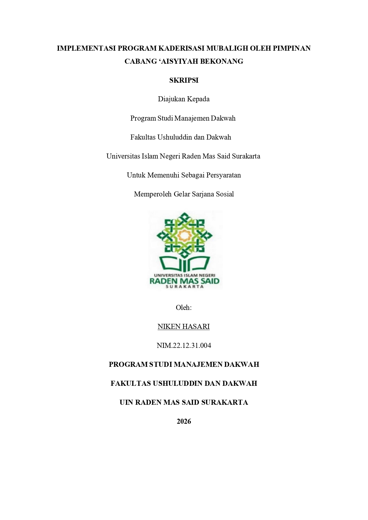 cover