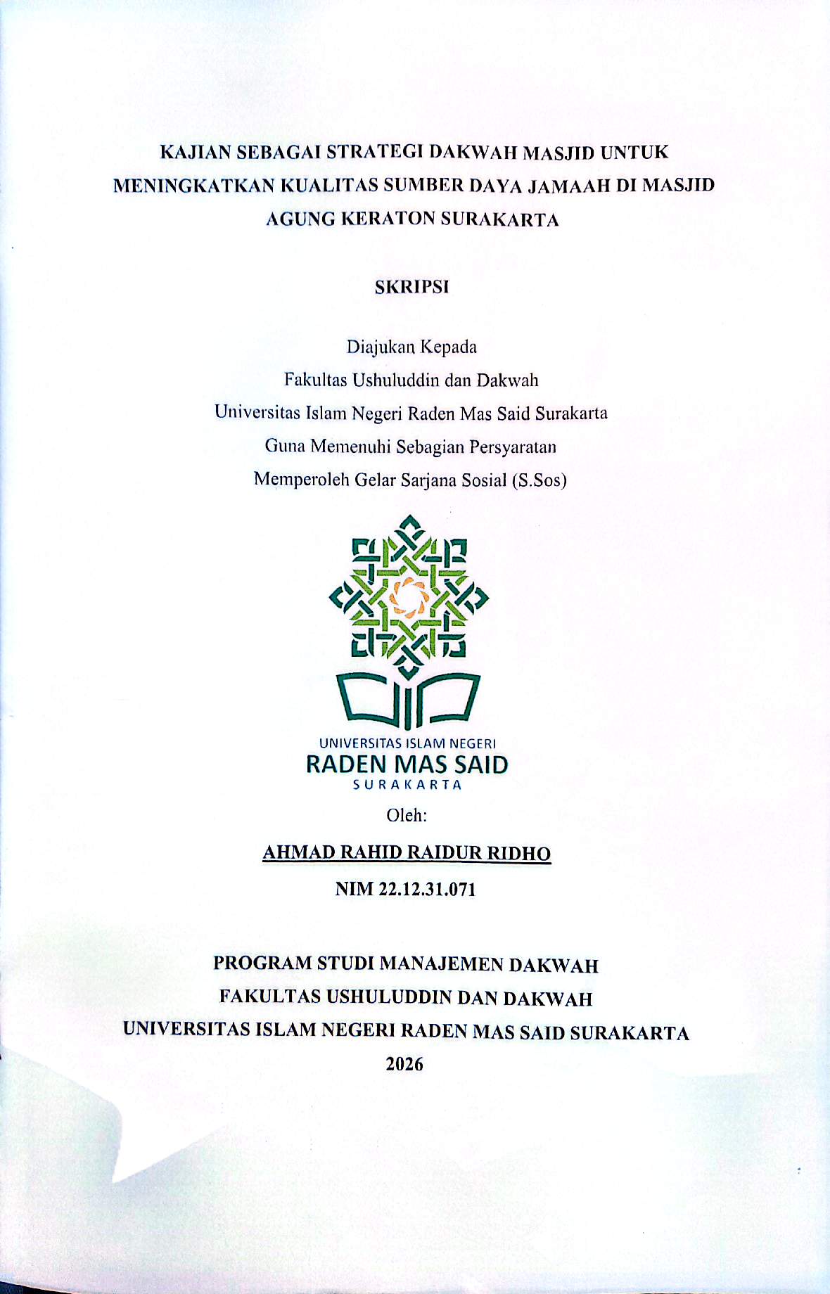 cover