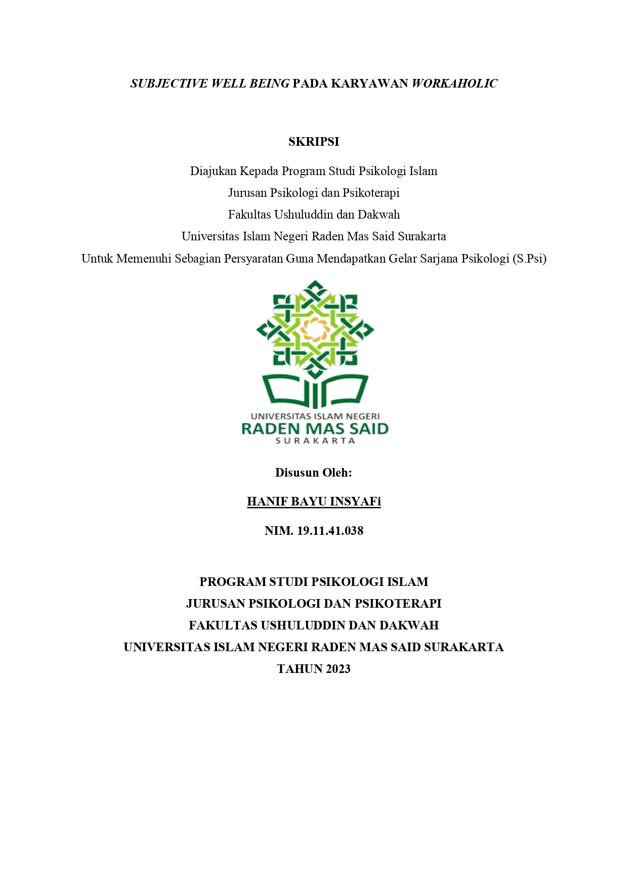 cover