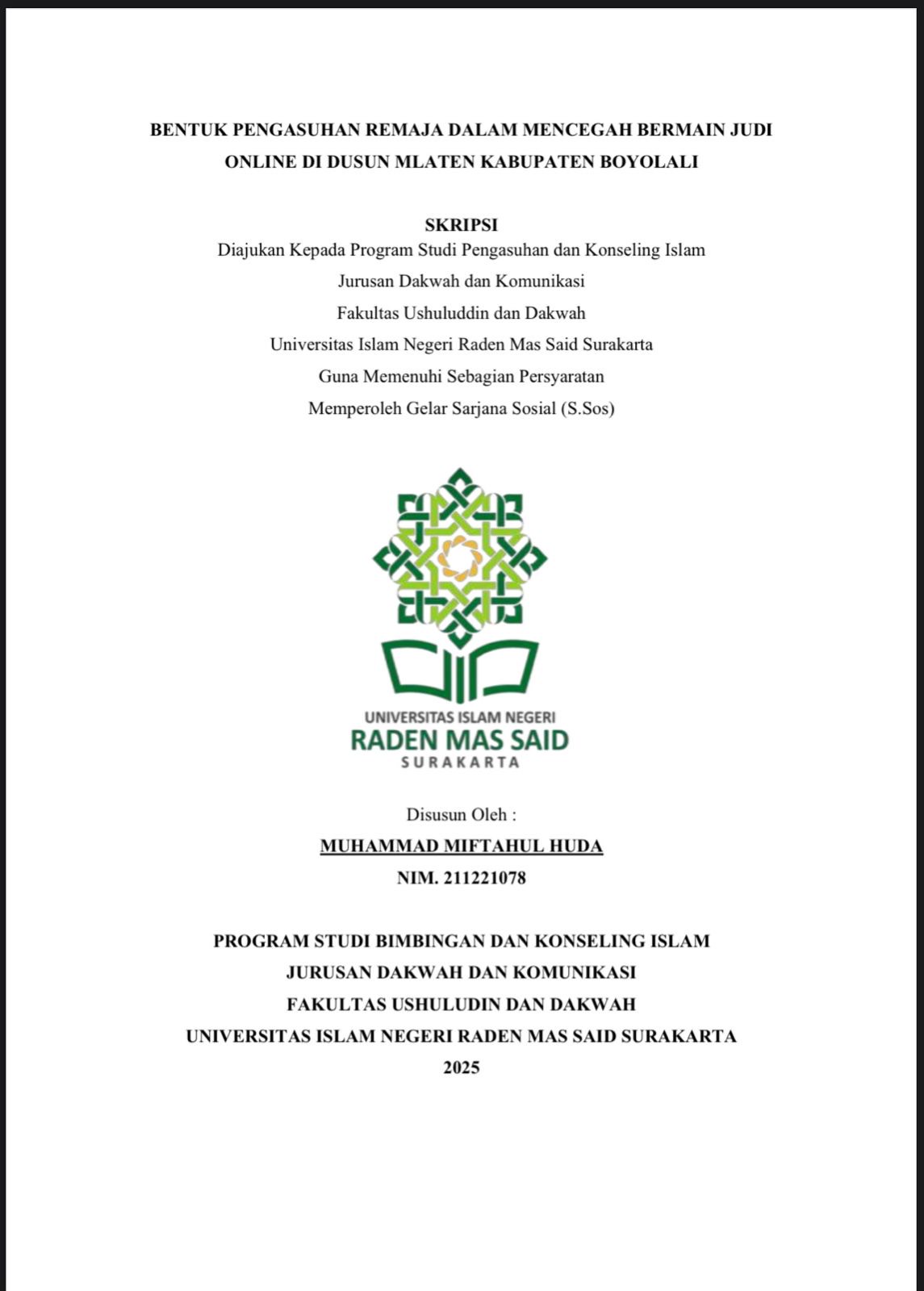 cover