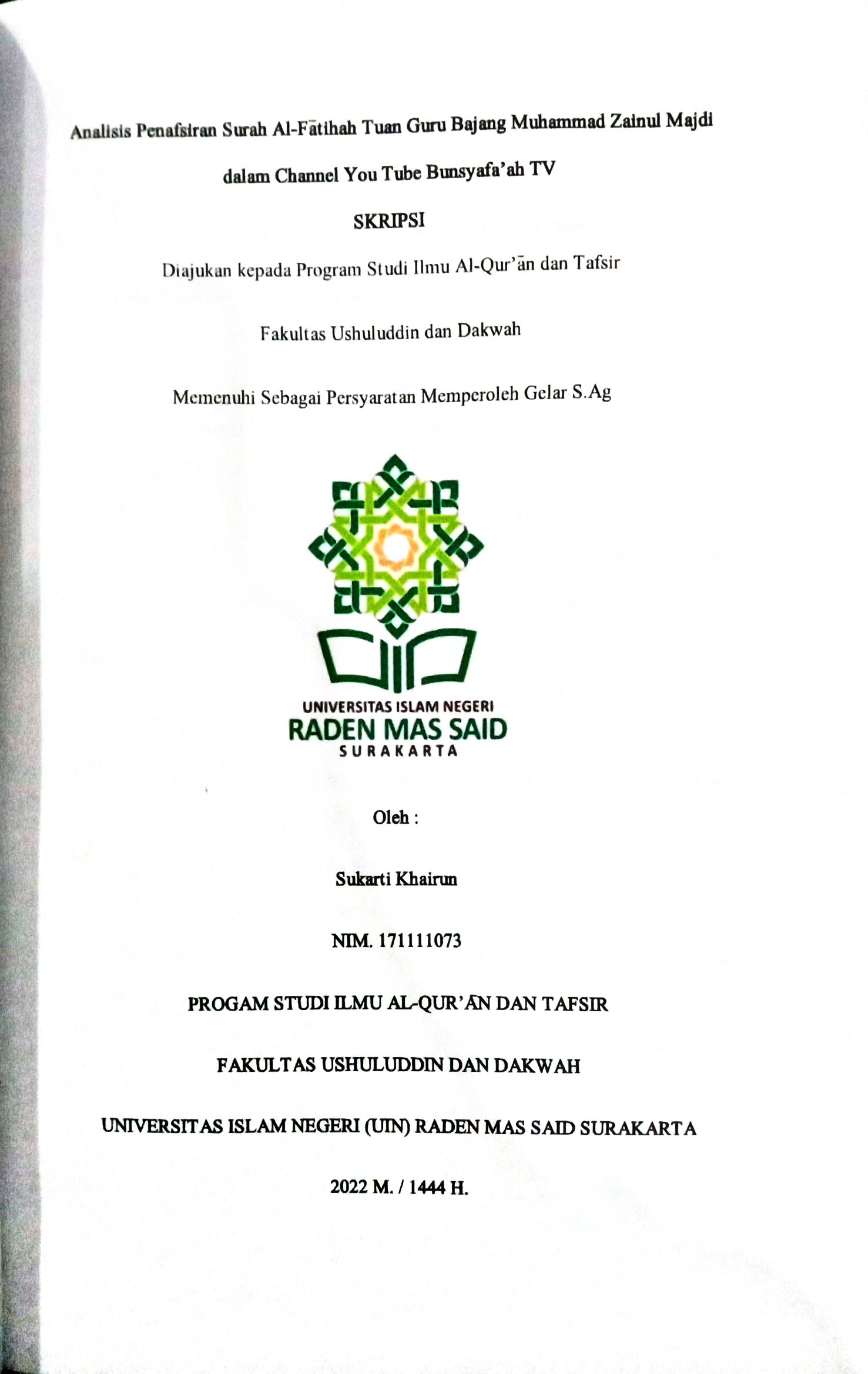 cover