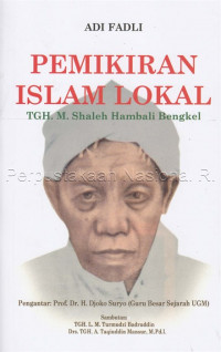 Pemikiran Lokal Tuan guru H.M. Shaleh Hambali Bengkel