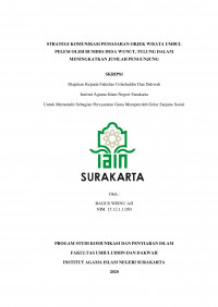 STRATEGI KOMUNIKASI PEMASARAN OBJEK WISATA UMBUL PELEM OLEH BUMDES DESA WUNUT, TULUNG DALAM MENINGKATKAN JUMLAH PENGUNJUNG