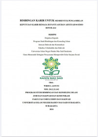 BIMBINGAN KARIR UNTUK MEMBENTUK PENGAMBILAN KEPUTUSAN KARIR REMAJA DI PANTI ASUHAN AISYIYAH 04 SIMO
BOYOLALI