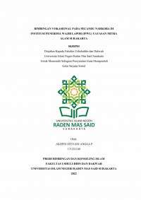 Bimbingan Vokasional Pada Pecandu Narkoba di Institusi Penerima Wajib Lapor (IPWL)  Yayasan Mitra Alam Surakarta