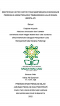 IDENTIFIKASI FAKTOR FAKTOR YANG MEMPENGARUHI KECEMASAN PENGUSAHA UMKM TERHADAP PEMBANGUNAN JALUR GANDA KERETA API