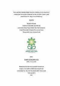 Manajemen Risiko Biro Travel Perjalanan Haji dan Umrah di Tengah Pandemi Covid-19 Pada Tahun 2020 ( Studi Kasus PT. Hajar Aswad Mubaroq)