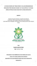 LAYANAN KONSELING TEMAN SEBAYA DALAM MENUMBUHKAN RESILIENSI PENYANDANG DISABILITAS TUNA NETRA DI TAYASAN KESEJAHTERAAN ANAK-ANAK BUTA (YKAB) SURAKARTA