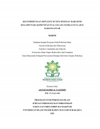 Kecenderungan Impulsive Buying Ditinjau Dari Jenis Kelamin Pada Komunitas Jual Lelang Flora Fauna (JLF) Karanganyar