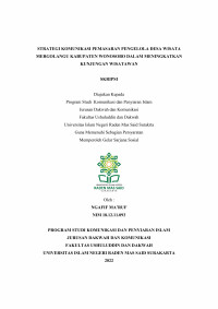Strategi Komunikasi Pemasaran Pengelola Desa Wisata Mergolangu Kabupaten Wonosobo Dalam Meningkatkan Kunjungan Wisatawan