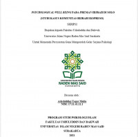 PSYCHOLOGICAL WELL BEING PADA PREMAN HIJRAH DI SOLO (STUDI KASUS KOMUNITAS HIJRAH EKSPRESO)