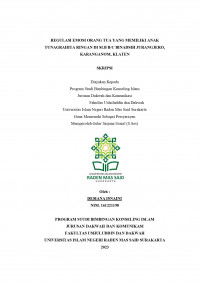 Regulasi Emosi Orang Tua Yang Memiliki Anak Tunagrahita Ringan Di SLB Binadsih jurangjero Klaten