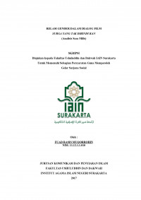 RELASI GENDER DALAM DIALOG FILM SURGA YANG TAK DIRINDUKAN (ANALISIS SARA MILS)