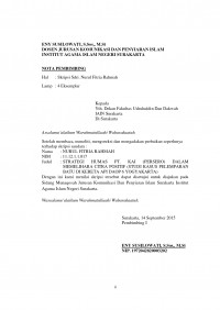 STRATEGI HUMAS PT. (PERSERO) DALAM MEMELIHARA CITRA POSITIF (STUDI KASUS PELEMPARAN BATU DI KERETA API DAOP 6 YOGYAKARTA)