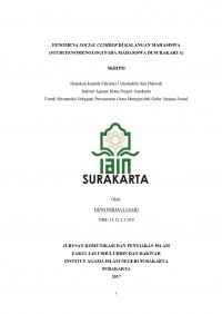 FENOMENA SOSIAL CLIMBER DI KALANGAN MAHASISWA (STUDI FENOMENOLOGI PADA MAHASISWA DI SURAKARTA)