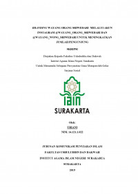 BRANDING WAYANG ORANG SRIWEDARI MELALUI AKUN INSTAGRAM @WAYANG_ORANG_SRIWEDARI DAN @WAYANG_WONG_SRIWEDARI UNTUK MENINGKATKAN JUMLAH PENGUNJUNG