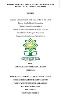 Konsep Keluarga Berencana dalam Tafsir Ilmi Kemetrian Agama RI dan Sains