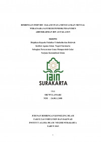 BIMBINGAN INDIVIDU DALAM UPAYA MENGUATKAN MENTAL WIRAUSAHA SANTRI DI PONDOK PESANTREN ABDURRAHMAN BIN AUF KLATEN