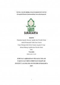 NOVEL CELINE BISIKAN HATI DARI DUSUN SUNYI (Perspektif Filsafat Eksistensialisme Soren Kierkegaard)