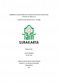 REPRESENTASI PENYIMPANGAN HUKUM ISLAM DALAM FILM THE STONING OF SORAYA M (ANALISIS WACANA MENURUT TEUN A. VAN DIJK)