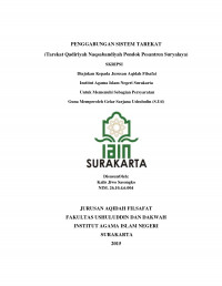 Pengabungan Sistem Tarekat (Tarekat Qadiriyah Naqsabandiyah Pondok Pesantren Suryalaya)