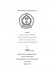 Zuhud Menurut Imam Al Ghazali