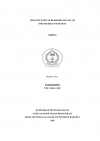 Strategi Dakwah Di Kerohanian Islam SMK Negeri 3 Surakarta